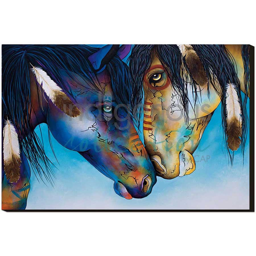 Kindred Spirits by artist Micqaela Jones - Te-Moak. Indigenous Collection