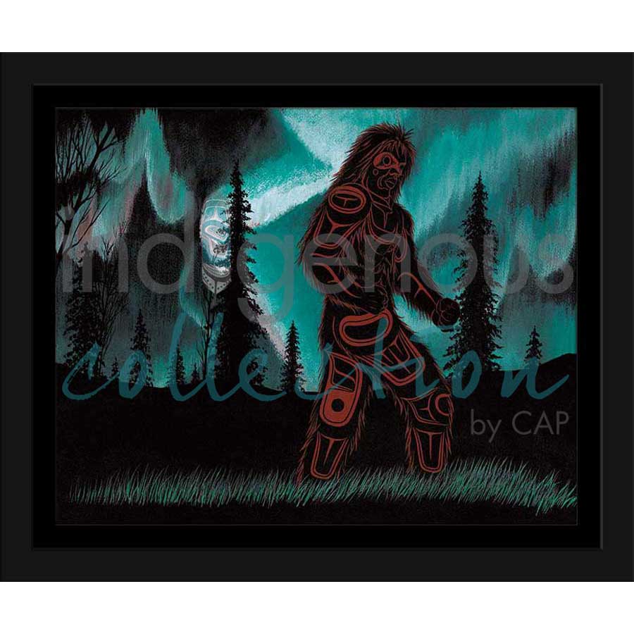 Northern Lights Dancer by artist Richard Shorty - Northern Tutchone. Indigenous Collection