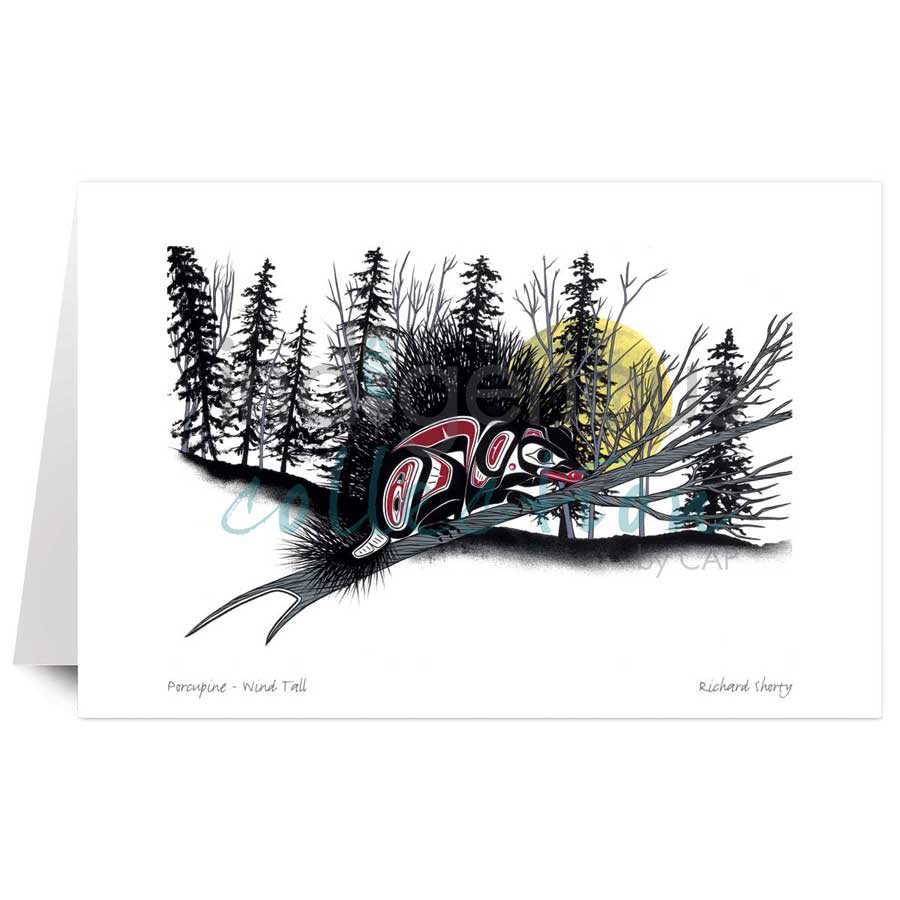 Porcupine - Wind Tall by artist Richard Shorty