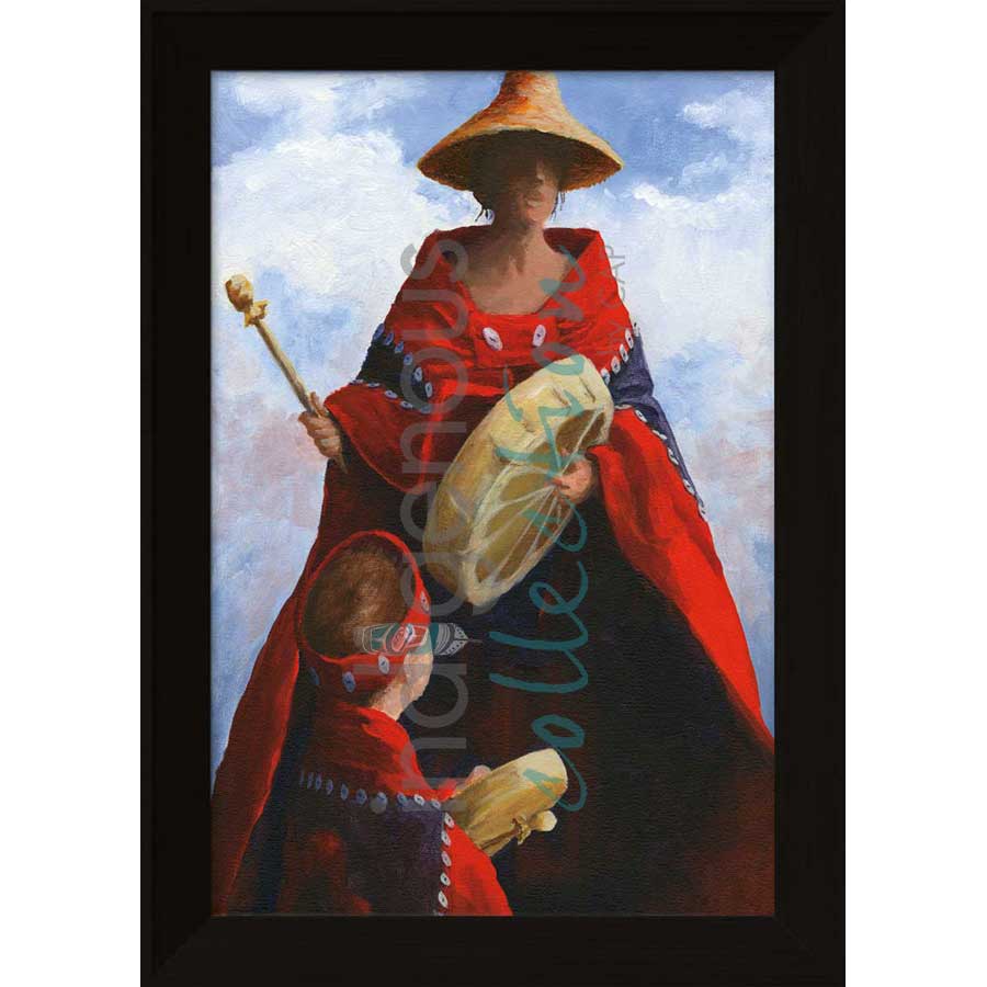 A Student of His Culture by artist Jean Taylor - Tlingit. Indigenous Collection