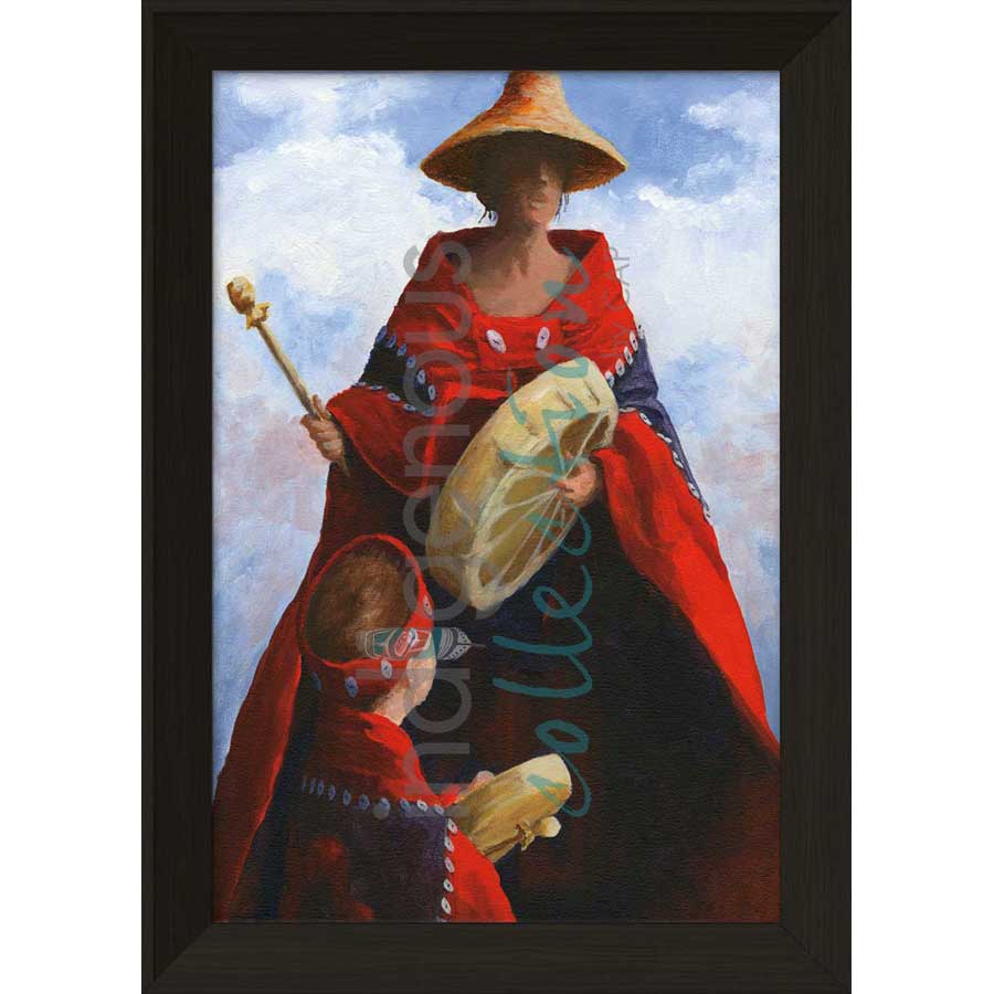 A Student of His Culture by artist Jean Taylor - Tlingit. Indigenous Collection