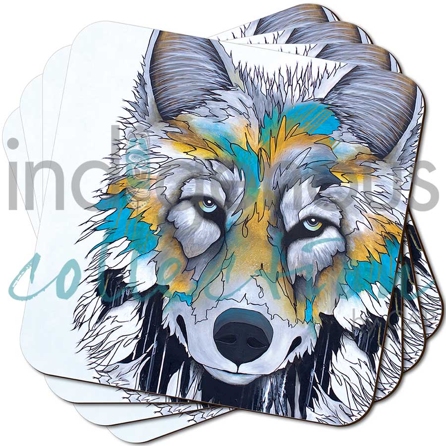 Alpha Coaster by artist Micqaela Jones