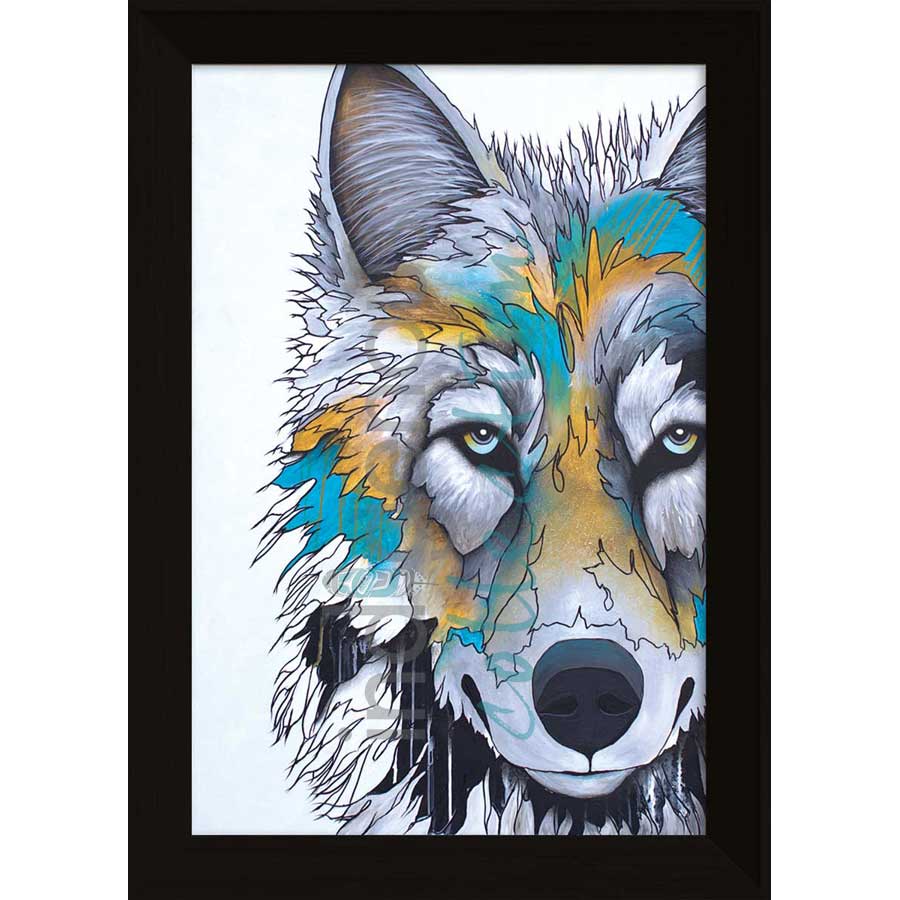 Alpha by artist Micqaela Jones - Te-Moak. Indigenous Collection