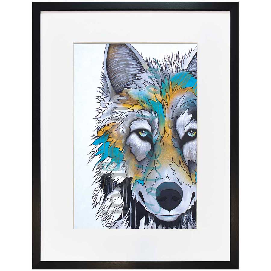 Alpha by artist Micqaela Jones - Te-Moak. Indigenous Collection