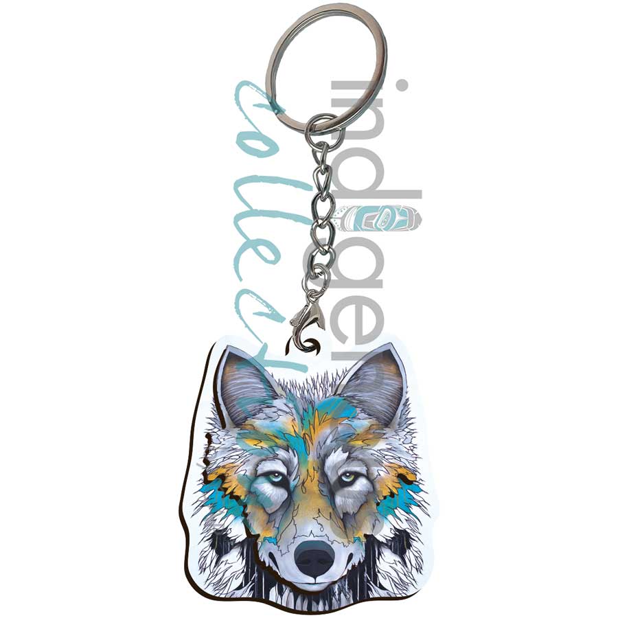 Alpha 3D Keychain by artist Micqaela Jones. Indigenous Collection.