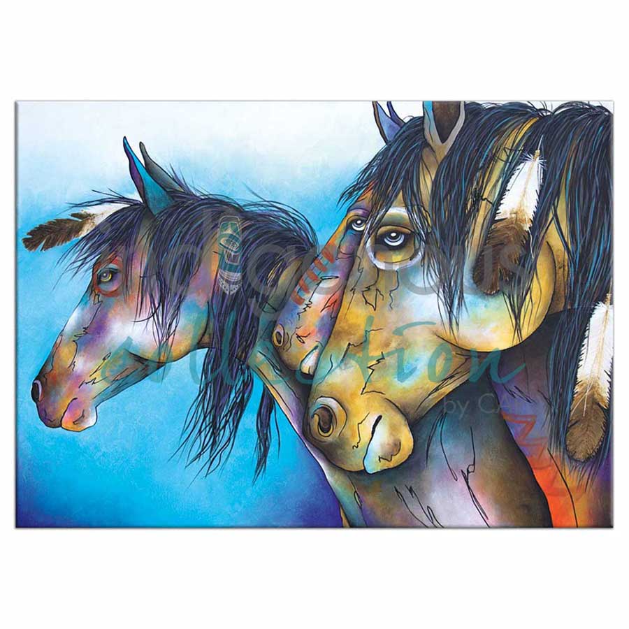 Wild Hearts Can't Be Broken Magnets by artist Micqaela Jones