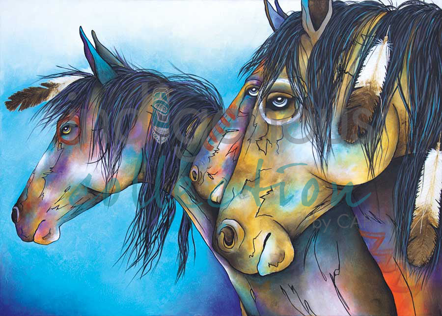 Wild Hearts Can't Be Broken by artist Micqaela Jones