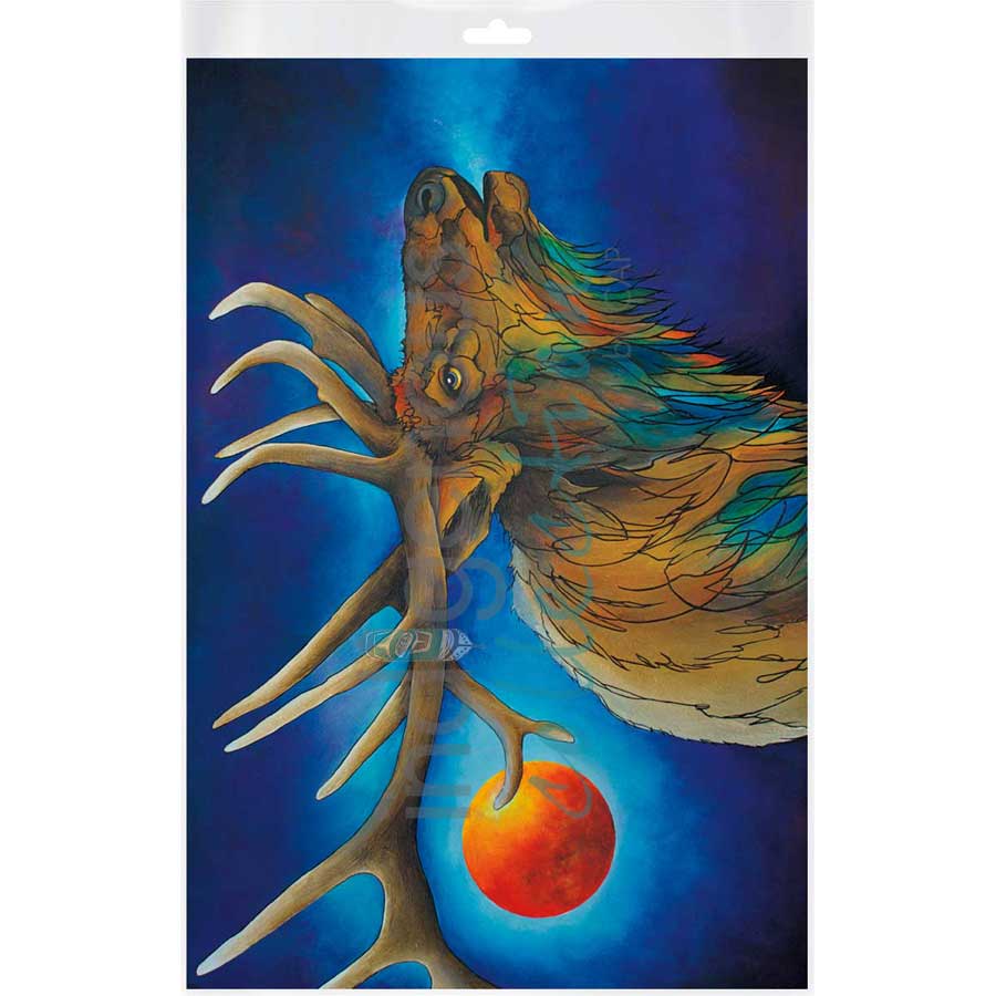 Breaking the Silence by artist Micqaela Jones - Te-Moak. Indigenous Collection