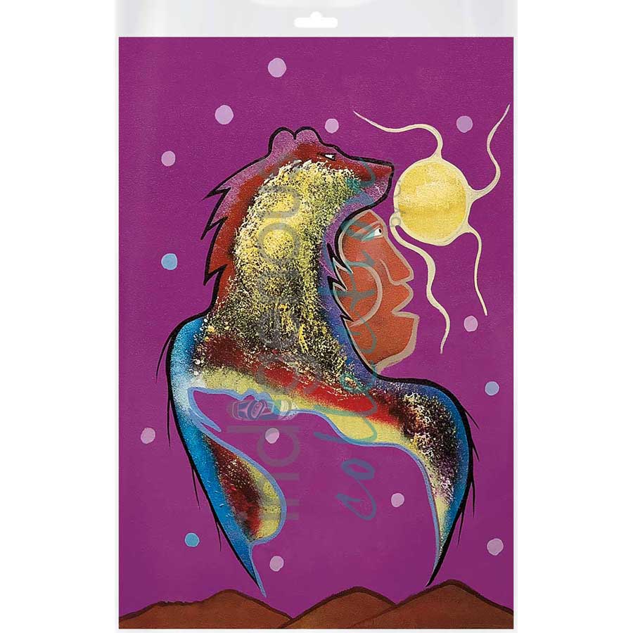 Bear Vision by artist Russell Noganosh - Algonquin/Ojibway. Indigenous Collection