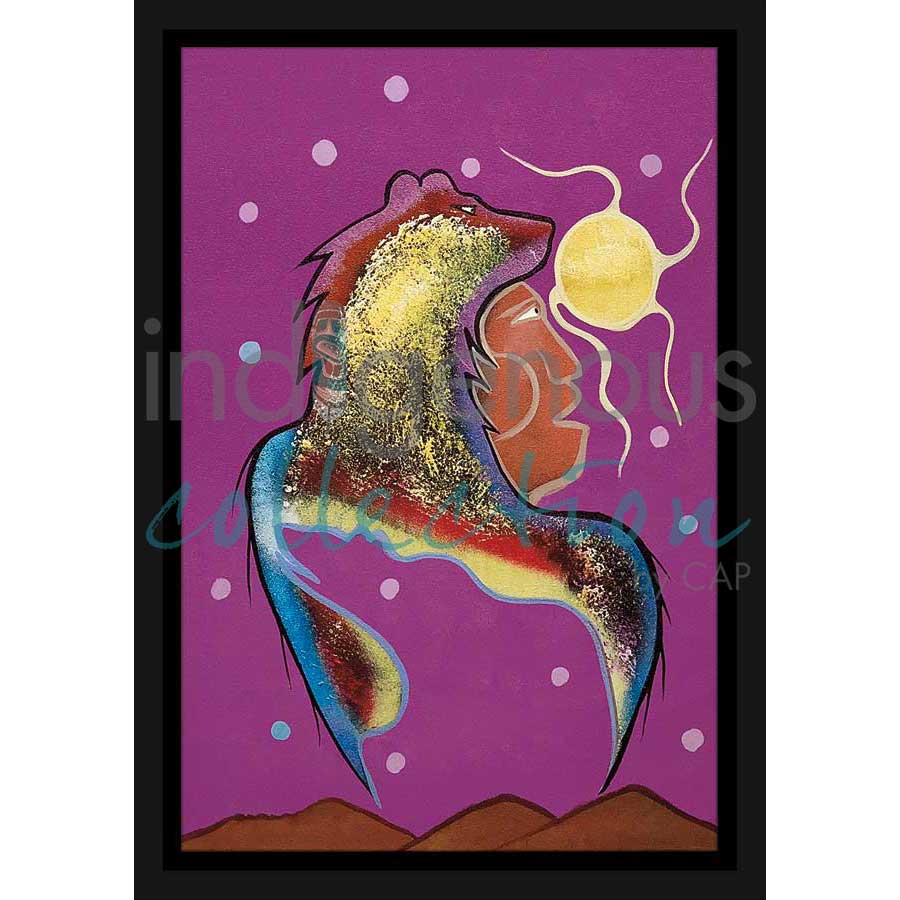 Bear Vision by artist Russell Noganosh - Algonquin/Ojibway. Indigenous Collection