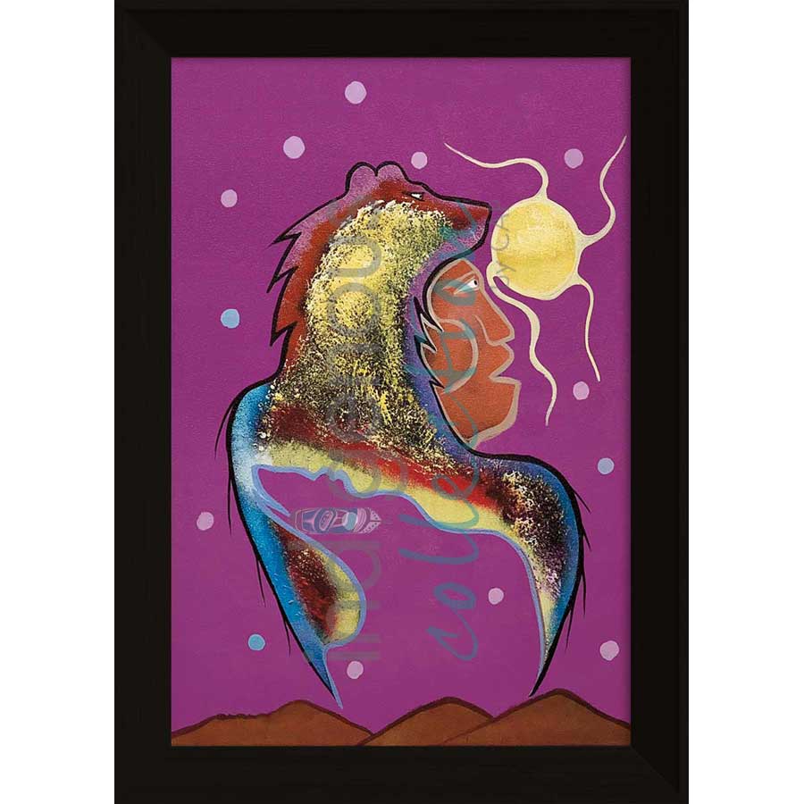 Bear Vision by artist Russell Noganosh - Algonquin/Ojibway. Indigenous Collection