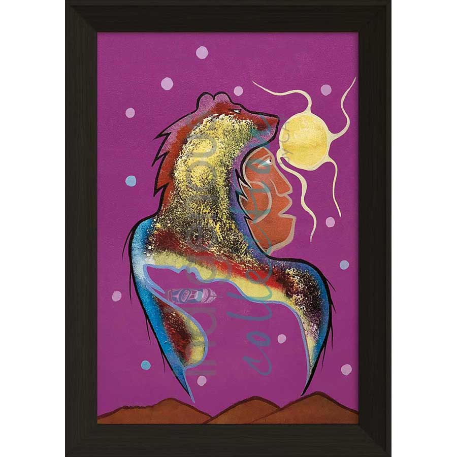 Bear Vision by artist Russell Noganosh - Algonquin/Ojibway. Indigenous Collection
