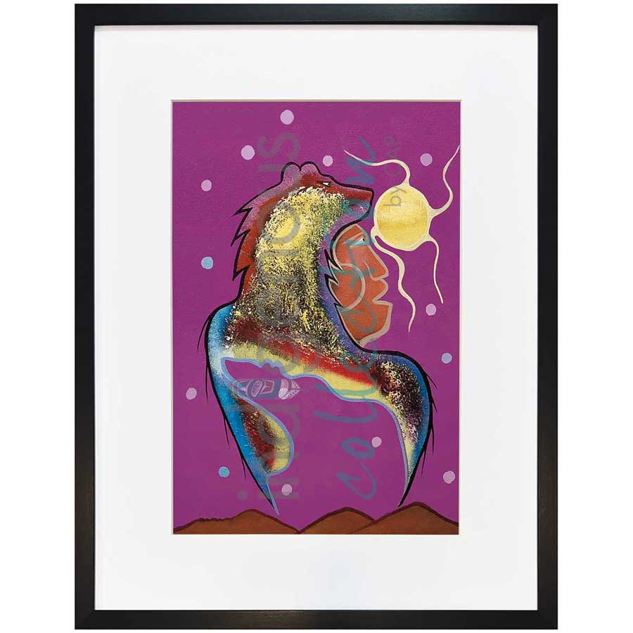 Bear Vision by artist Russell Noganosh - Algonquin/Ojibway. Indigenous Collection