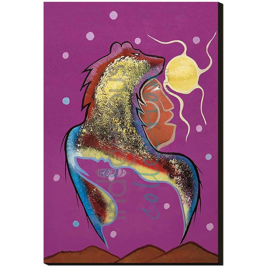 Bear Vision by artist Russell Noganosh - Algonquin/Ojibway. Indigenous Collection