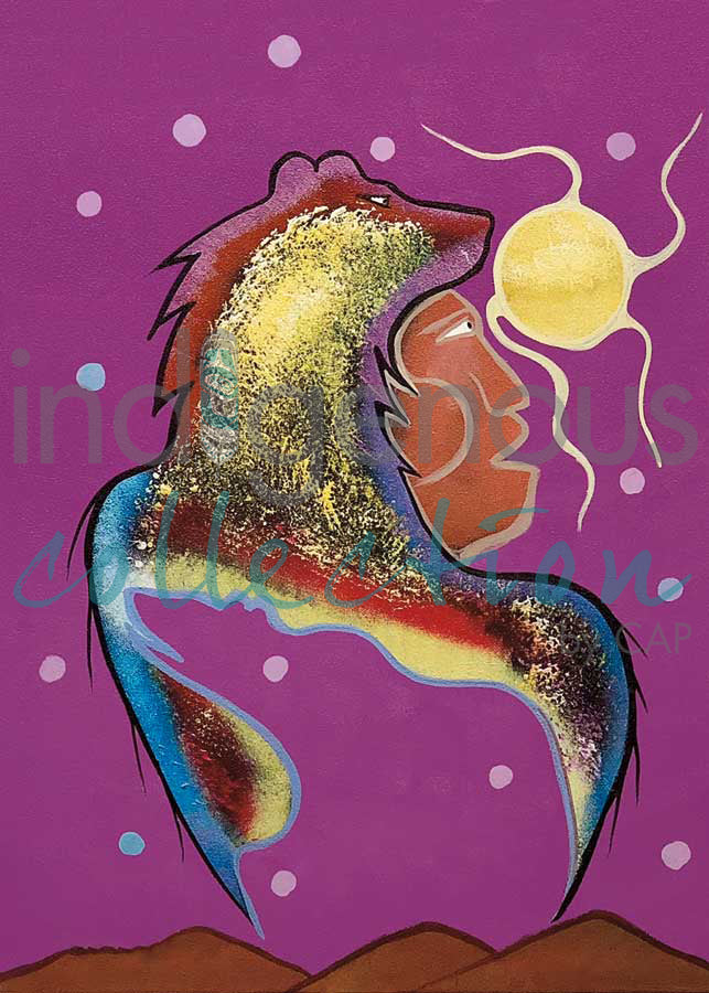 Bear Vision by artist Russell Noganosh