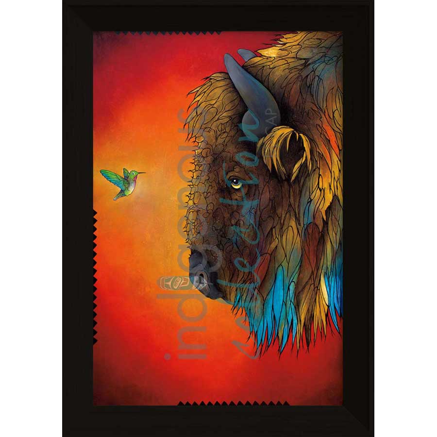 Listen Up by artist Micqaela Jones - Te-Moak. Indigenous Collection