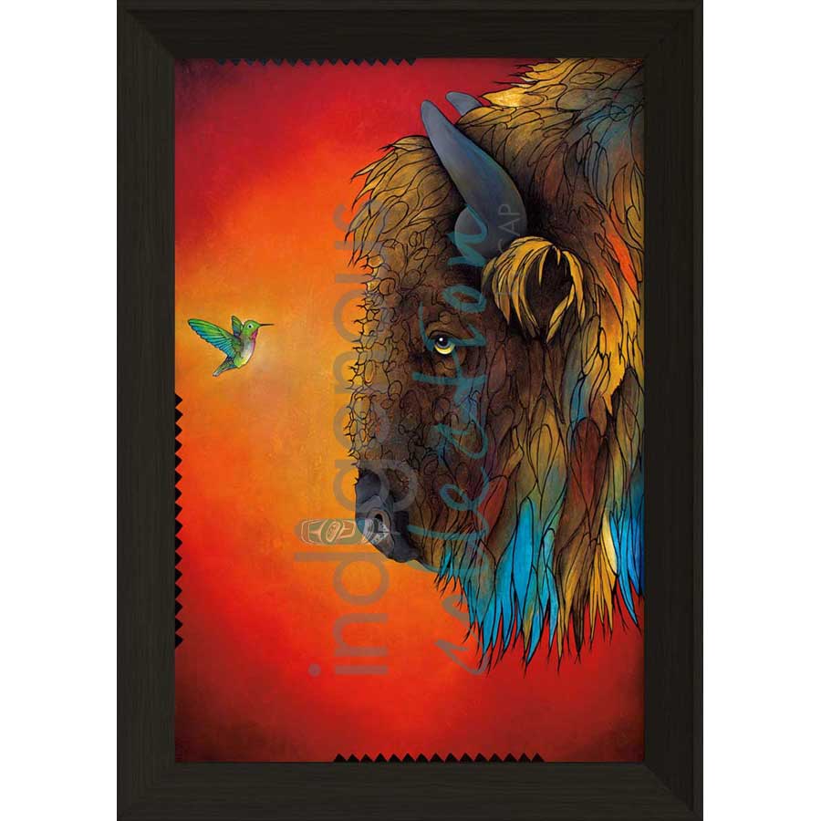 Listen Up by artist Micqaela Jones - Te-Moak. Indigenous Collection