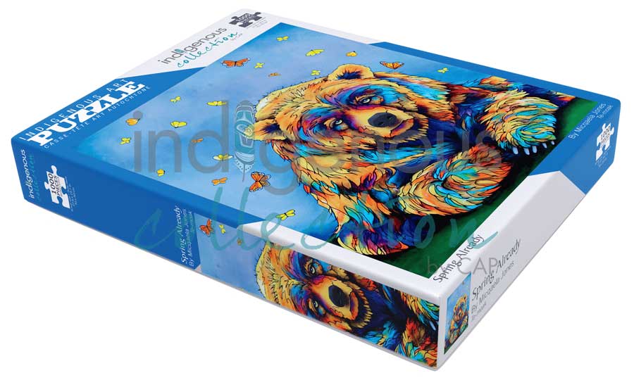 Spring Already Puzzle - 1000 Pcs by artist Micqaela Jones. Indigenous Collection.