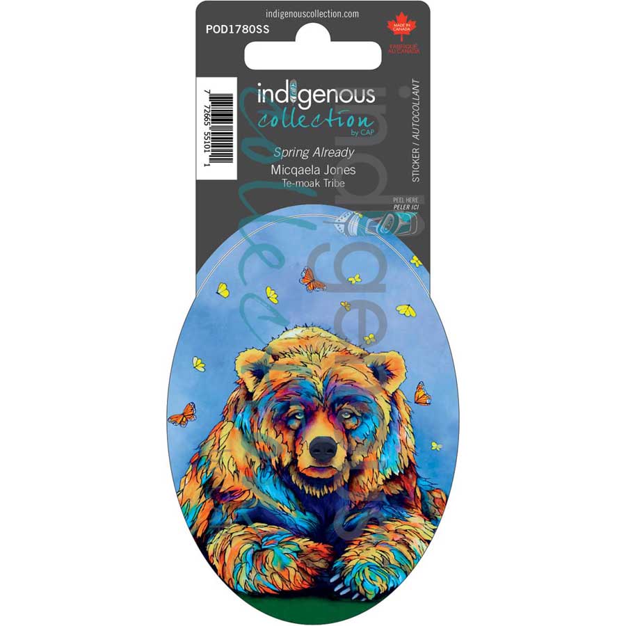 Spring Already Sticker by artist Micqaela Jones