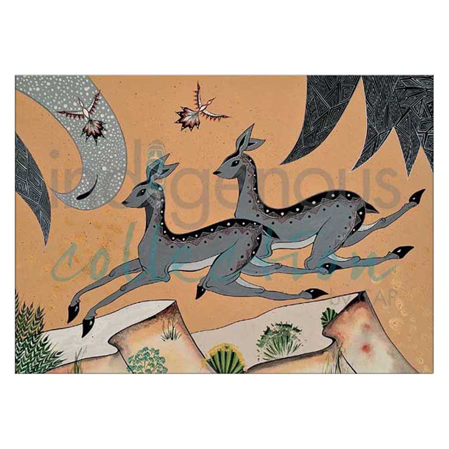 Jumping the Canyon Walls Canvas Prints