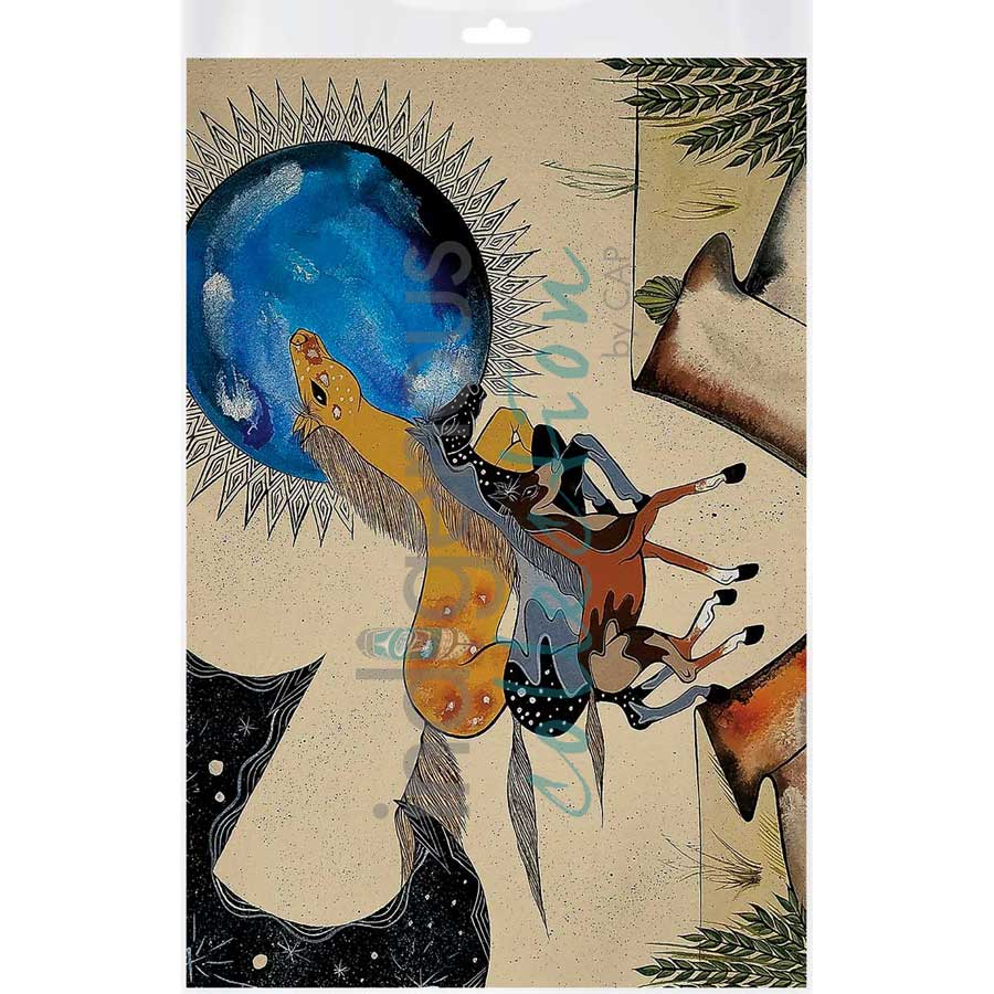 Spotted Ponies by artist Michelle Tsosie Sisneros - Navajo/Laguna Pueblo. Indigenous Collection