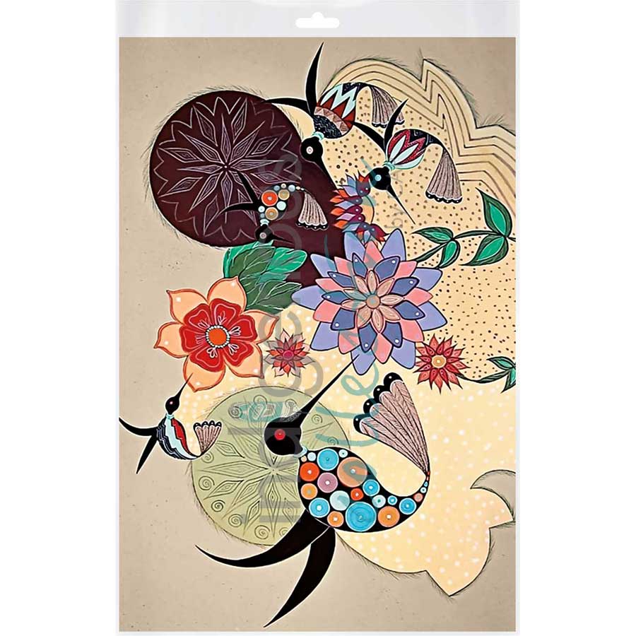 My Summertime Friends by artist Michelle Tsosie Sisneros - Navajo/Laguna Pueblo. Indigenous Collection