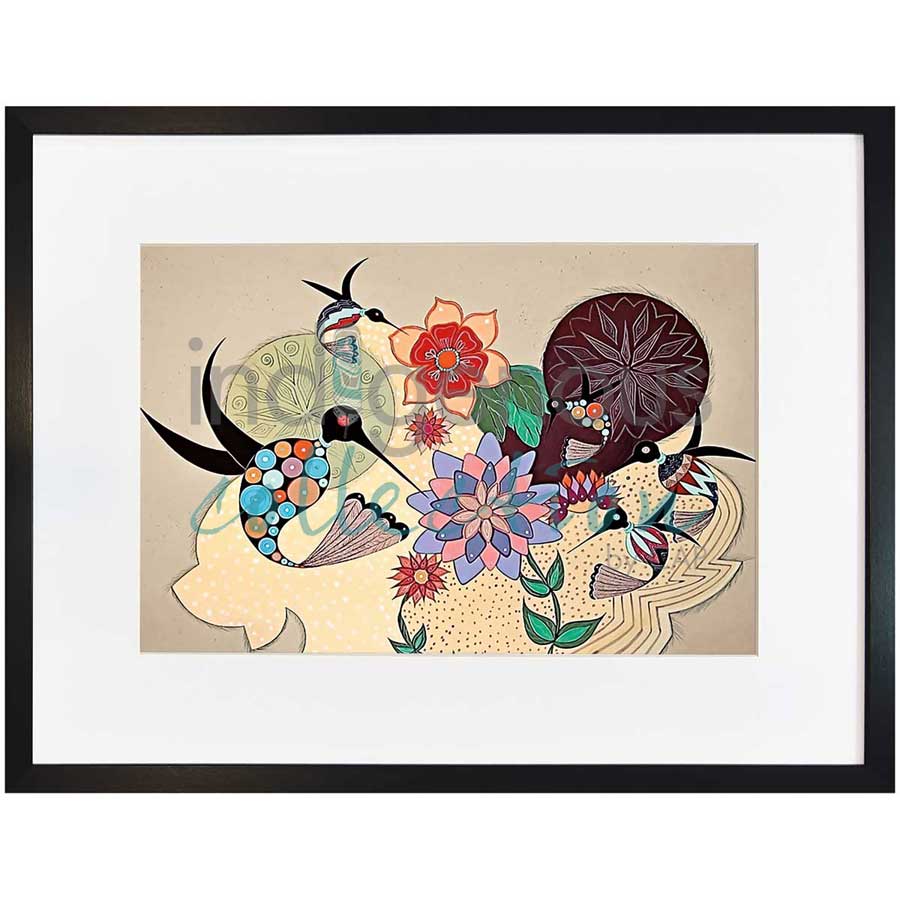 My Summertime Friends by artist Michelle Tsosie Sisneros - Navajo/Laguna Pueblo. Indigenous Collection