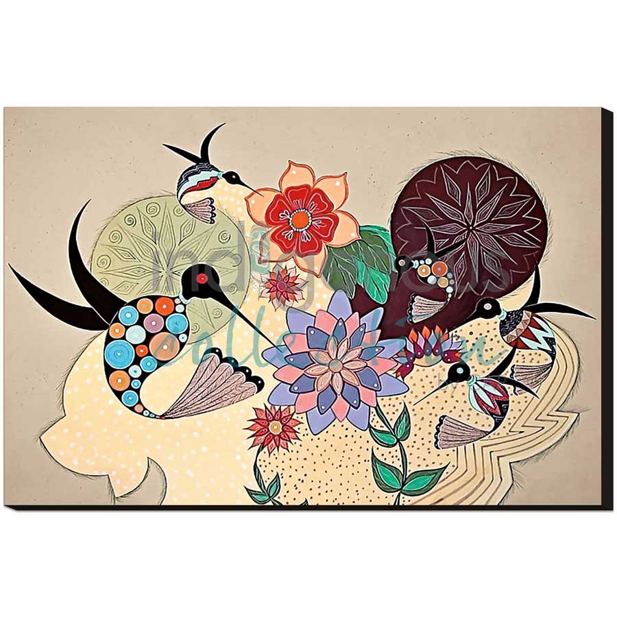 My Summertime Friends by artist Michelle Tsosie Sisneros - Navajo/Laguna Pueblo. Indigenous Collection