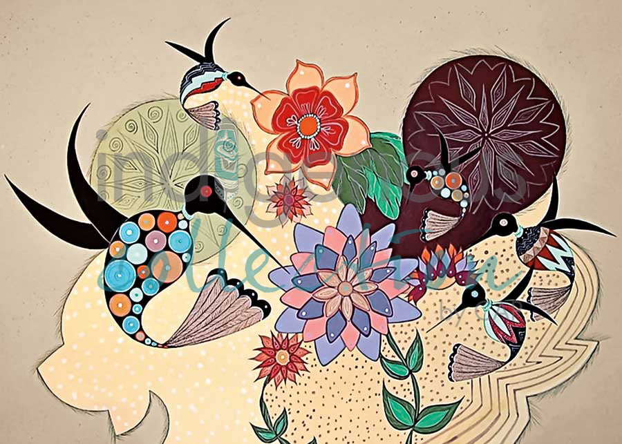 My Summertime Friends by artist Michelle Tsosie Sisneros