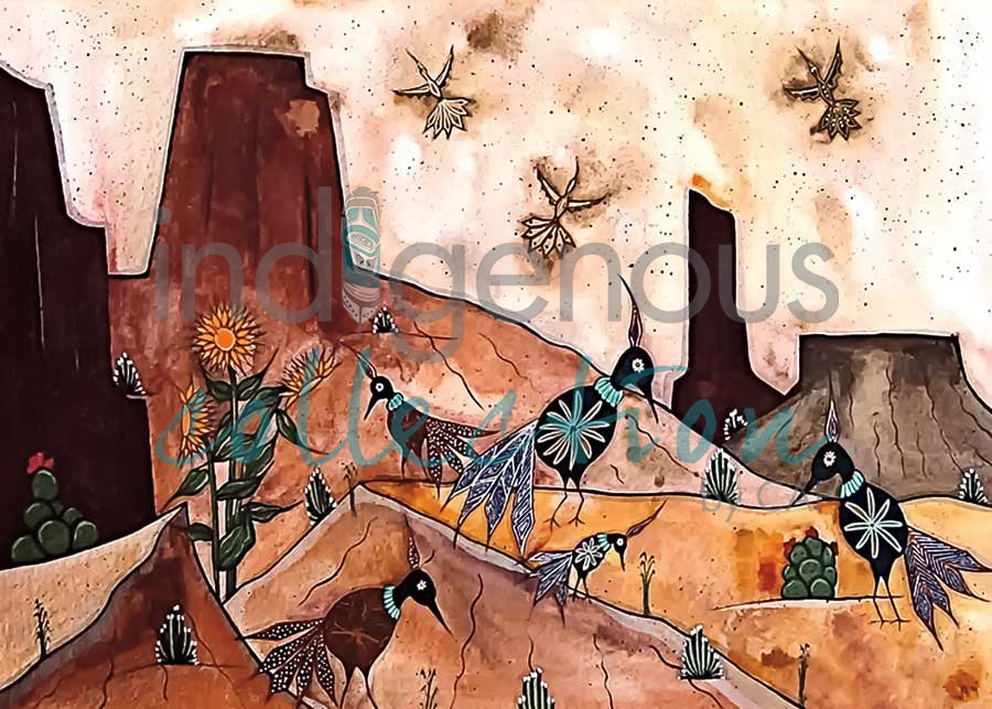 A Journey Home by artist Michelle Tsosie Sisneros