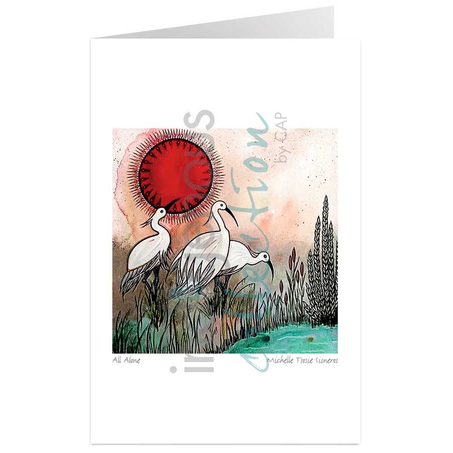 All Alone by artist Michelle Tsosie Sisneros