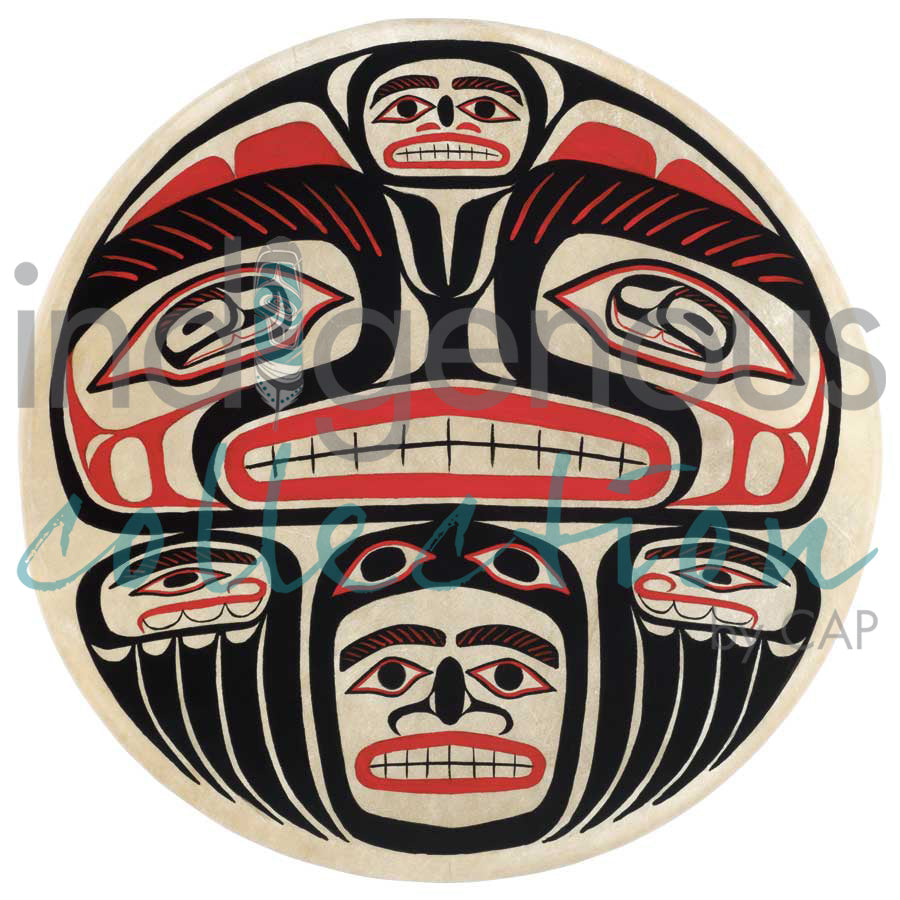 Bentwood Box Bear Design by artist Sean Whonnock