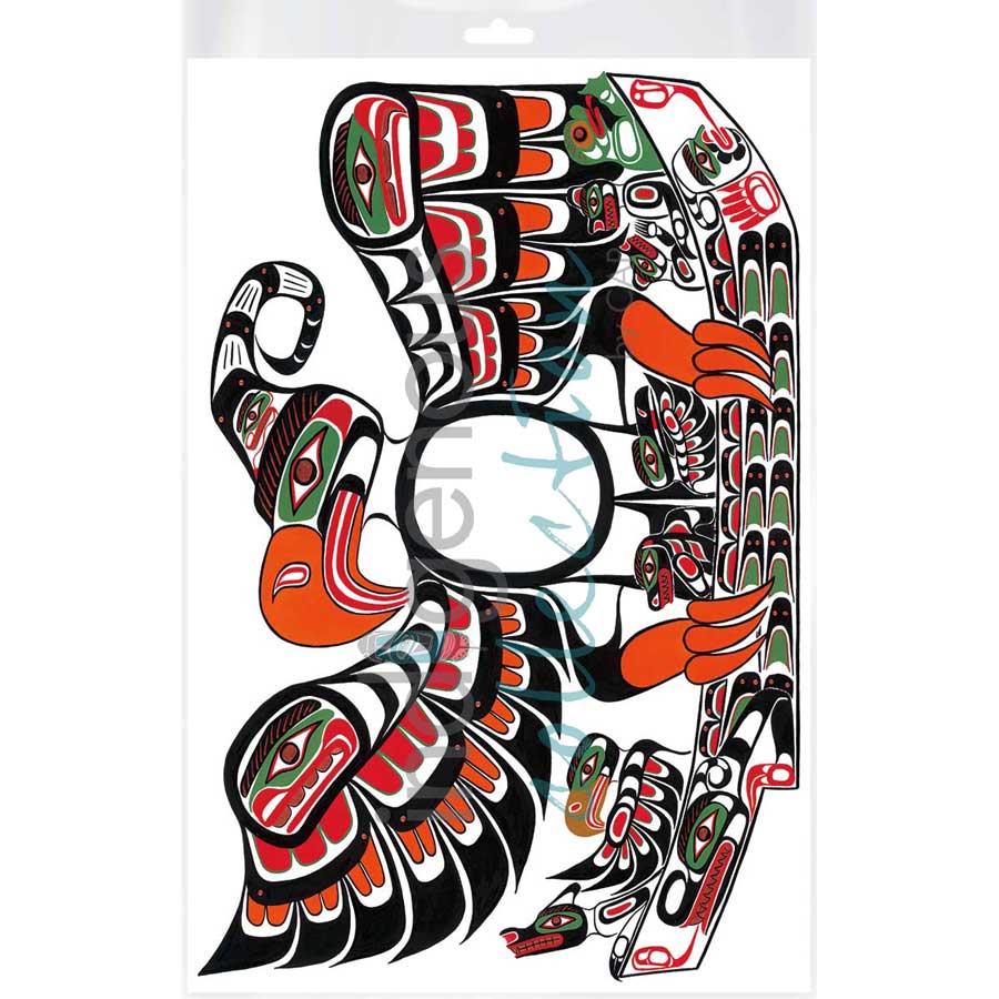 Family Faces,  The Whonnocks by artist Sean Whonnock - Kwakwaka'wakw. Indigenous Collection