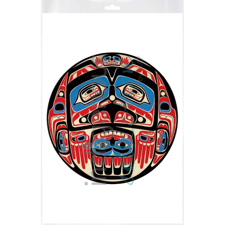 Bentwood Box Eagle Design by artist Sean Whonnock - Kwakwaka'wakw. Indigenous Collection