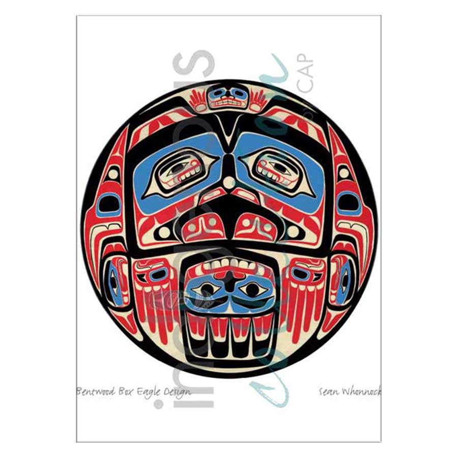 Bentwood Box Eagle Design Canvas Prints