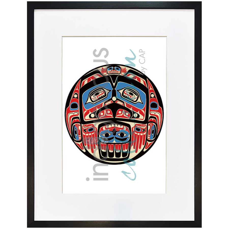 Bentwood Box Eagle Design by artist Sean Whonnock - Kwakwaka'wakw. Indigenous Collection
