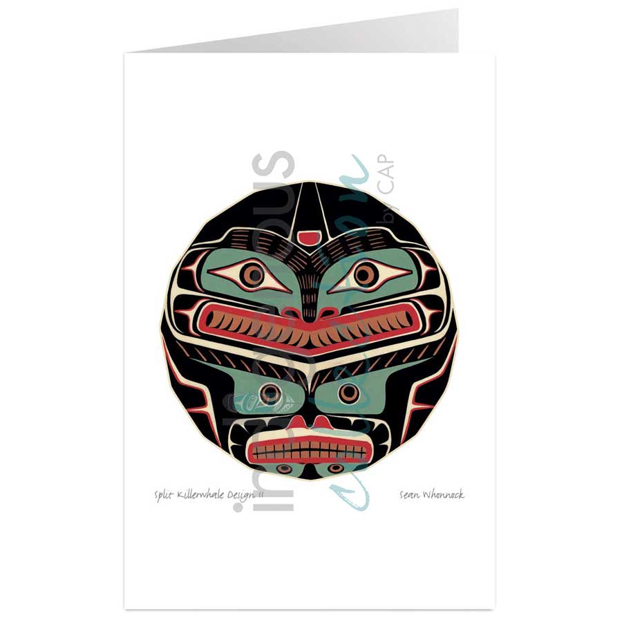 Split Killerwhale Design II by artist Sean Whonnock