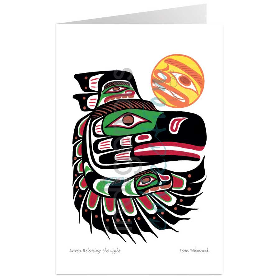 Raven Releasing the Light by artist Sean Whonnock