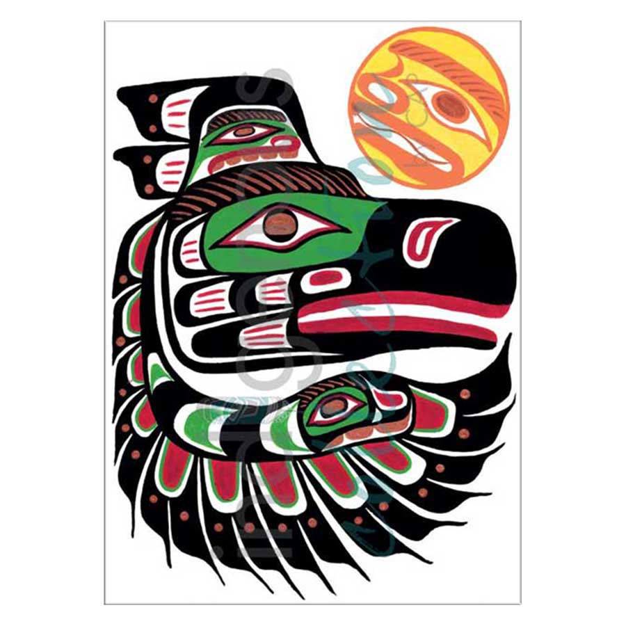 Raven Releasing the Light Canvas Prints