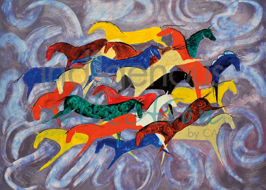 Horse Play by artist Valentina LaPier