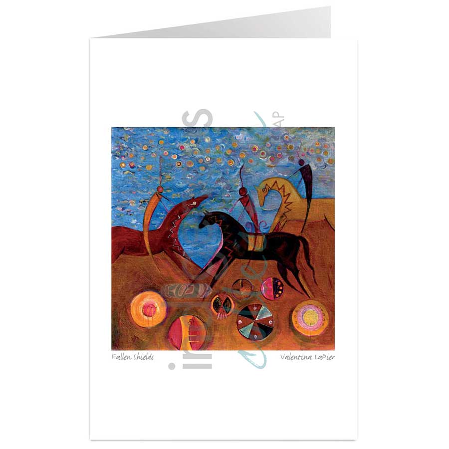 Fallen Shields by artist Valentina LaPier