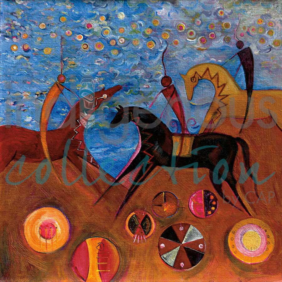 Fallen Shields by artist Valentina LaPier