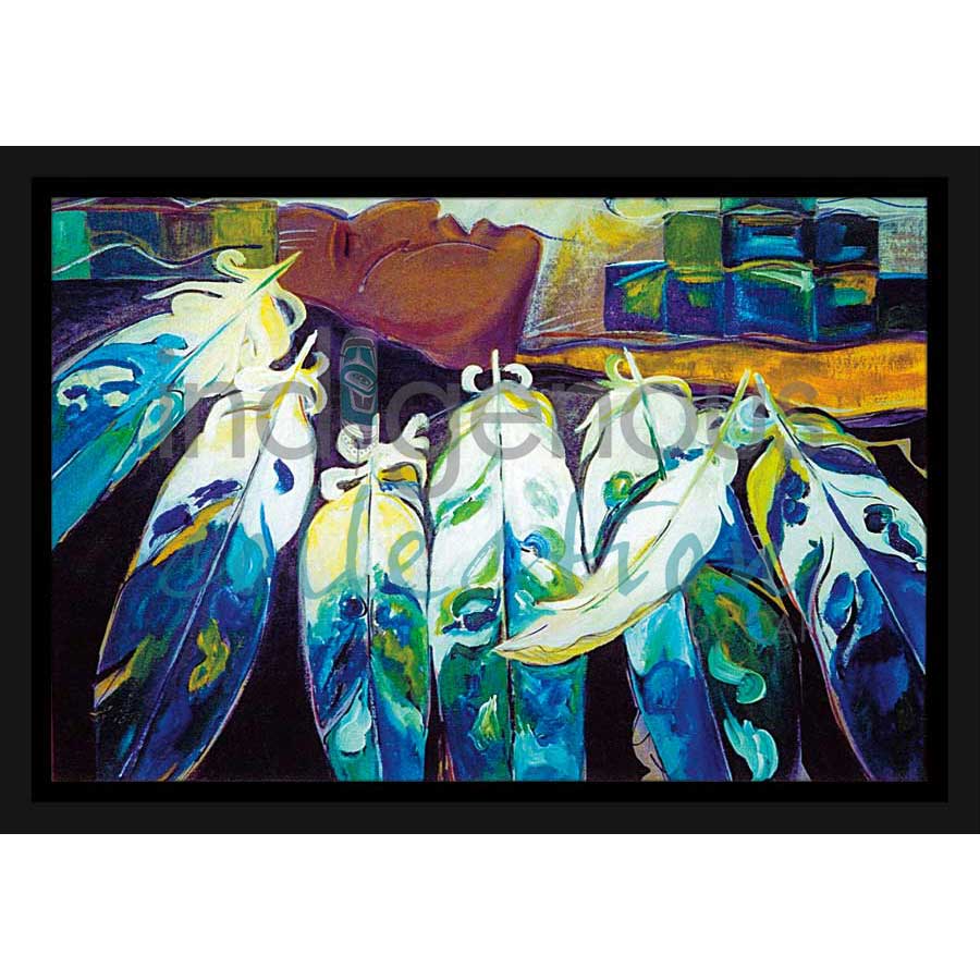 Fallen Warrior by artist Valentina LaPier - Blackfeet. Indigenous Collection
