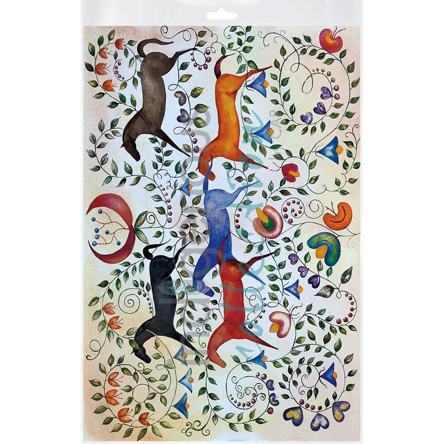 Métis Tapestry by artist Valentina LaPier - Blackfeet. Indigenous Collection