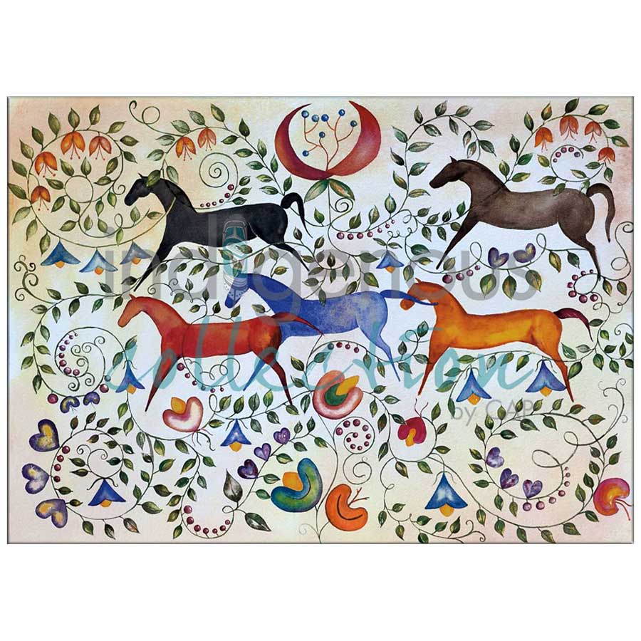 Métis Tapestry Canvas Prints