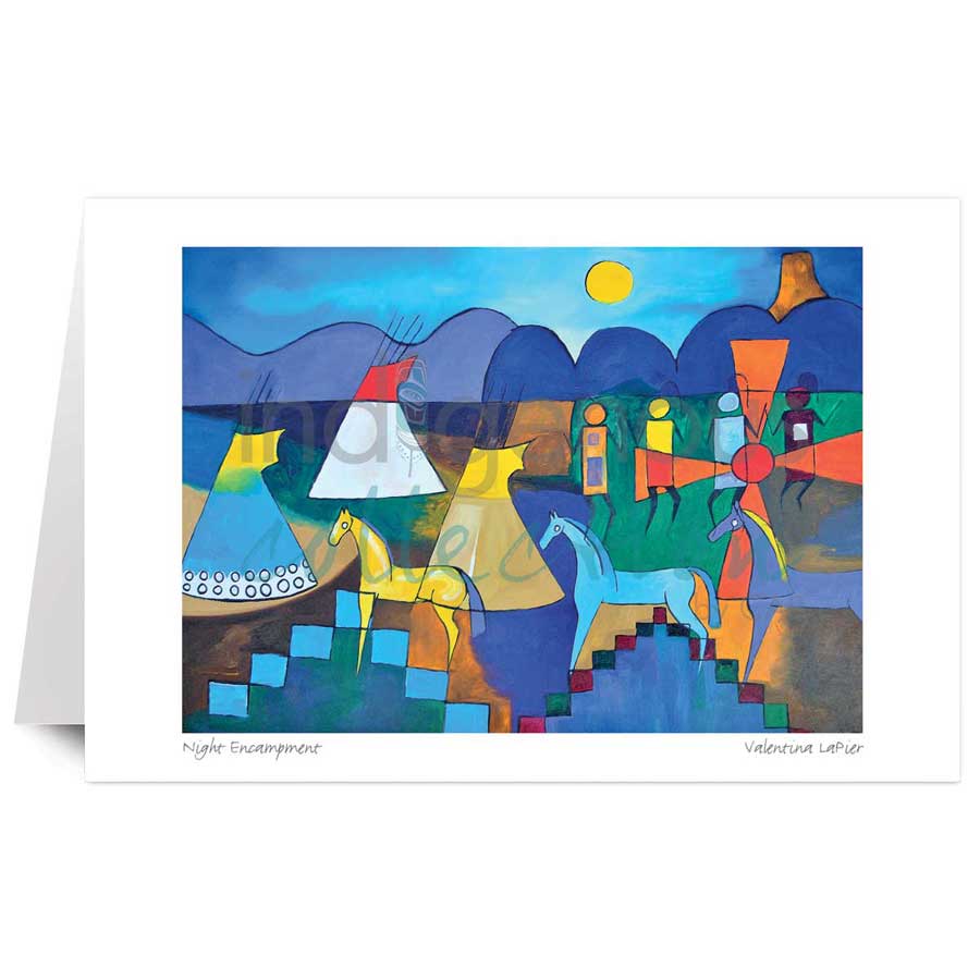 Night Encampment by artist Valentina LaPier