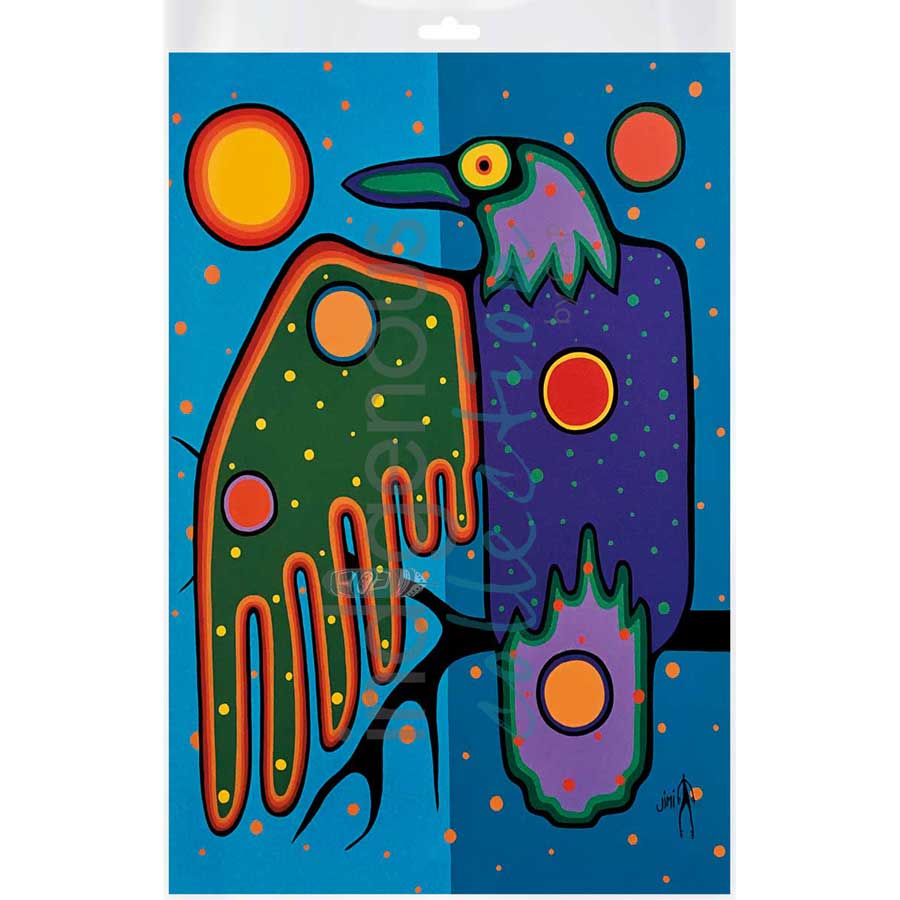 Darkness Shall Pass by artist Jim Oskineegish - Ojibway. Indigenous Collection