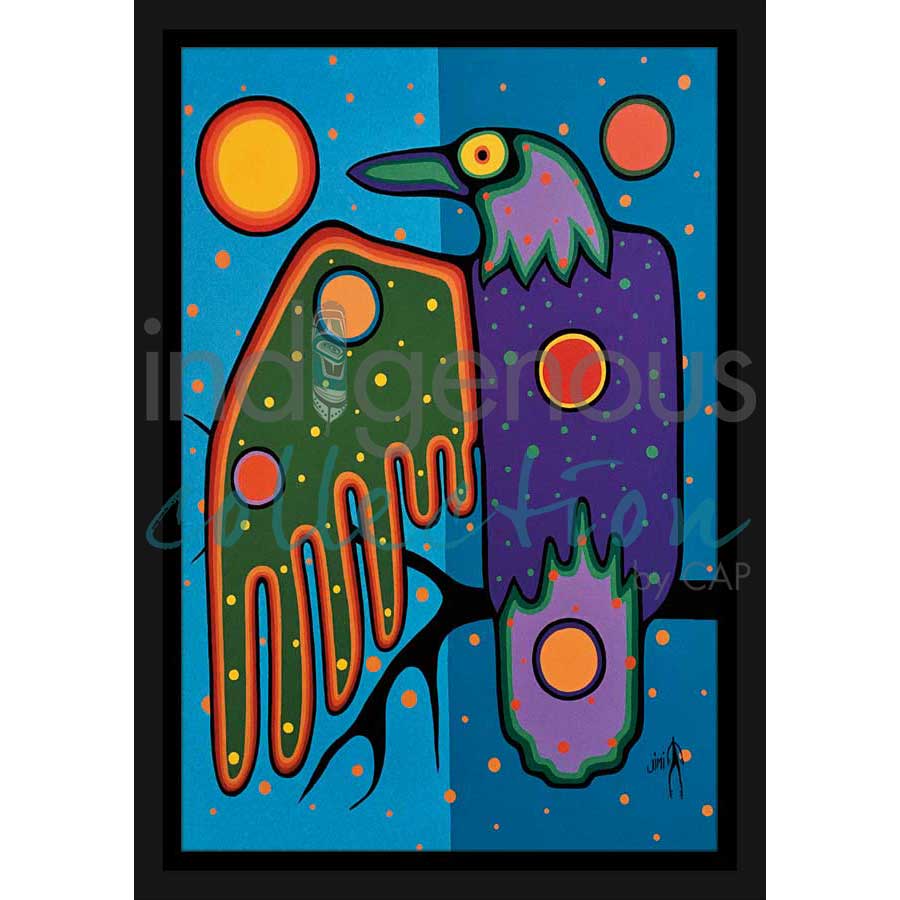 Darkness Shall Pass by artist Jim Oskineegish - Ojibway. Indigenous Collection
