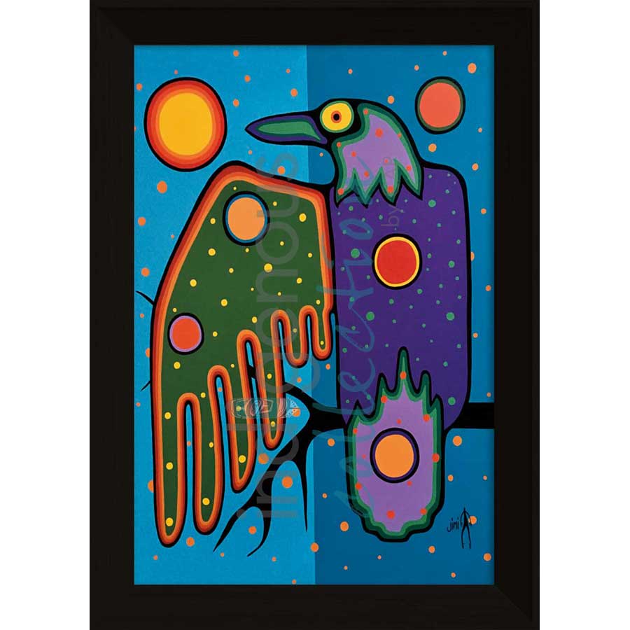 Darkness Shall Pass by artist Jim Oskineegish - Ojibway. Indigenous Collection