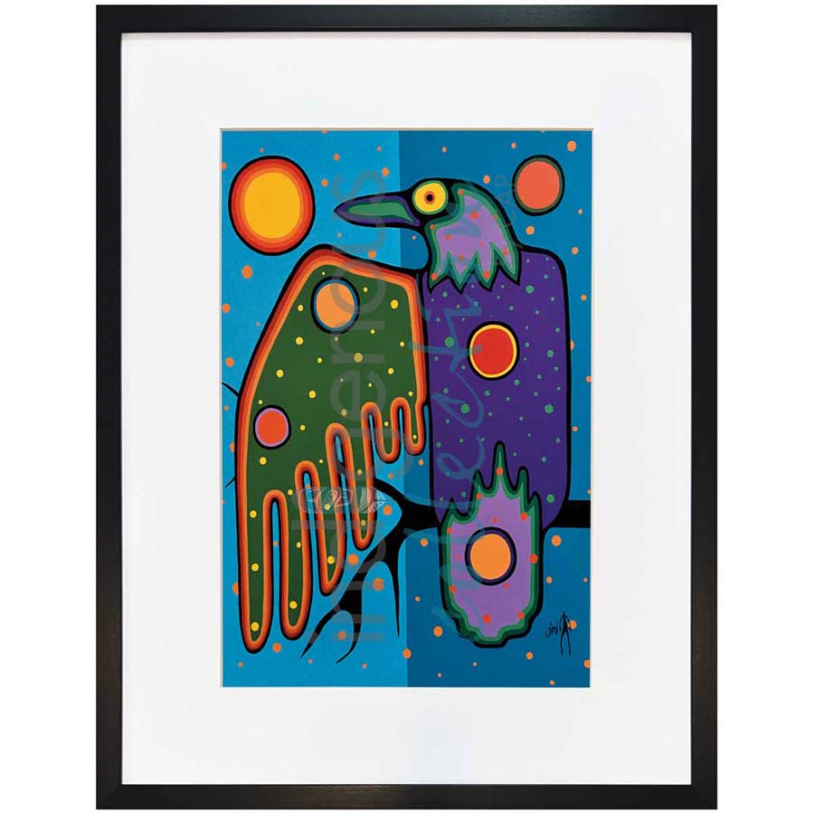 Darkness Shall Pass by artist Jim Oskineegish - Ojibway. Indigenous Collection